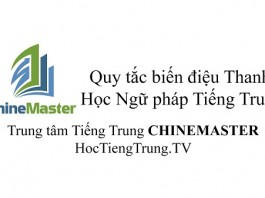Học Ngữ pháp Tiếng Trung Quy tắc biến điệu Thanh 3
