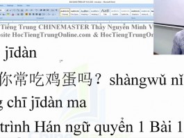 Hướng dẫn gõ tiếng trung sogou trên win 10 bài 5