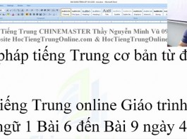 Hướng dẫn gõ tiếng trung sogou trên win 10 bài 6