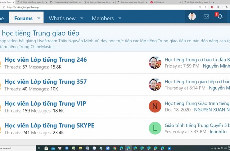 Cách gõ tiếng Trung SoGou PinYin có dấu bài 5 - Download bộ gõ tiếng Trung sogou pinyin mới nhất - Giáo trình bài tập luyện dịch tiếng Trung ứng dụng Thầy Vũ ChineMaster