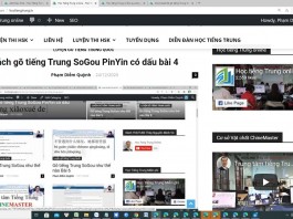 Cách gõ tiếng Trung SoGou PinYin có dấu bài 6 - Giáo trình luyện dịch tiếng Trung ứng dụng - Bài tập luyện dịch tiếng Trung HSK Thầy Vũ ChineMaster