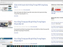 Khóa học luyện dịch tiếng Trung ứng dụng Bài tập 4 - Trang web thi thử HSK online miễn phí - giáo trình luyện dịch tiếng Trung ứng dụng thực tế Thầy Vũ ChineMaster