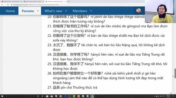 Học tiếng Trung ChineMaster Quận 10 TPHCM bài 9 trung tâm tiếng Trung uy tín Thầy Vũ