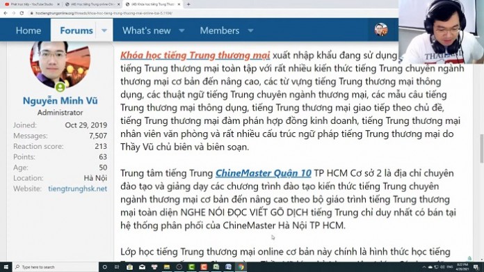 Luyện dịch tiếng Trung HSK online bài tập 6 trung tâm tiếng Trung thầy Vũ tphcm