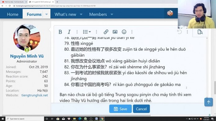 Giáo trình học tiếng Trung thương mại bài 3 trung tâm tiếng Trung thầy Vũ tphcm